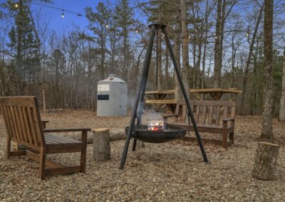 This party pit is a guest favorite. It’s perfect for s’mores!