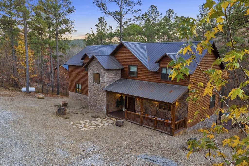 Classic cabin style with all the comforts of modern living.