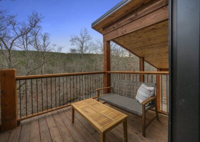 There’s no shortage of places to sit and enjoy these peaceful Oklahoma woods.