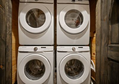 Extra capacity laundry facilities mean laundry won’t take up your time.